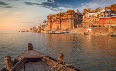 Gangesjoki-Varanasi-Intia