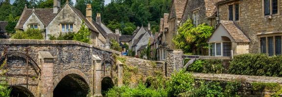 Viehättävä Cotswolds Englanti Olympia