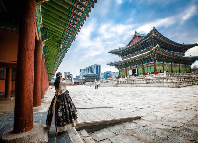 Gyongbokgung-palatsialue-Etela-Korea