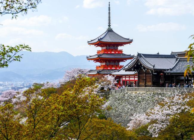 Kiyomize-temppeli Kioto Japani