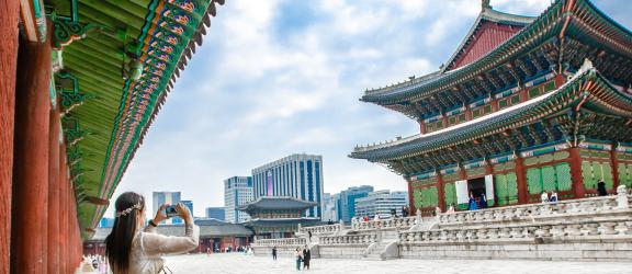 Gyongbokgung-palatsialue-Etela-Korea-Olympia