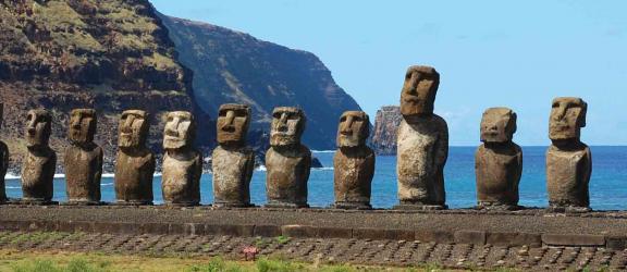 Moai-patsaita-Paasiaissaarella