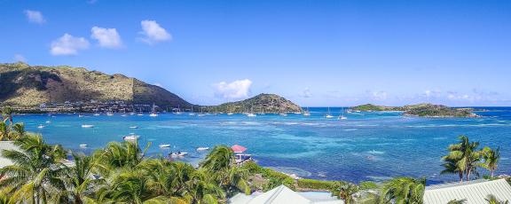 Panoraamanäkymä Sint Maarten Karibia Olympia