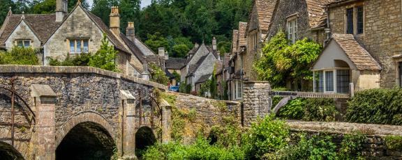 Viehättävä Cotswolds Englanti Olympia