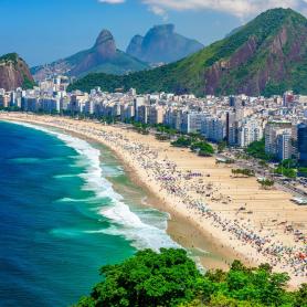 Copacabanan-ranta-Rio-de-Janeiro-Brasilia-Olympia-Kaukomatkat