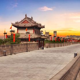 Historiallinen-kaupunginmuuri-Xian-Kiina-Olympia