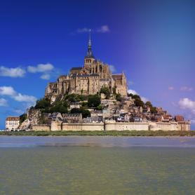 Kaunis-Mont-St-Michel-luostari-Ranska-Olympia.