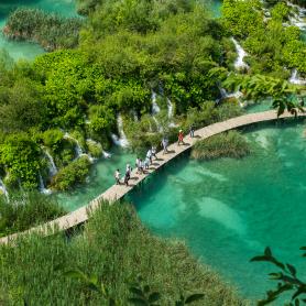 Plitvicen upea kansallispuisto Kroatia Olympia
