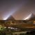 Gizan pyramidien äärellä Egypti