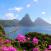 Saint Lucia on vuoristoinen saari Karibialla