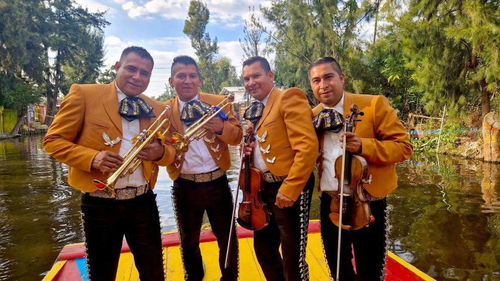 Mariachi-laulajat-Meksiko